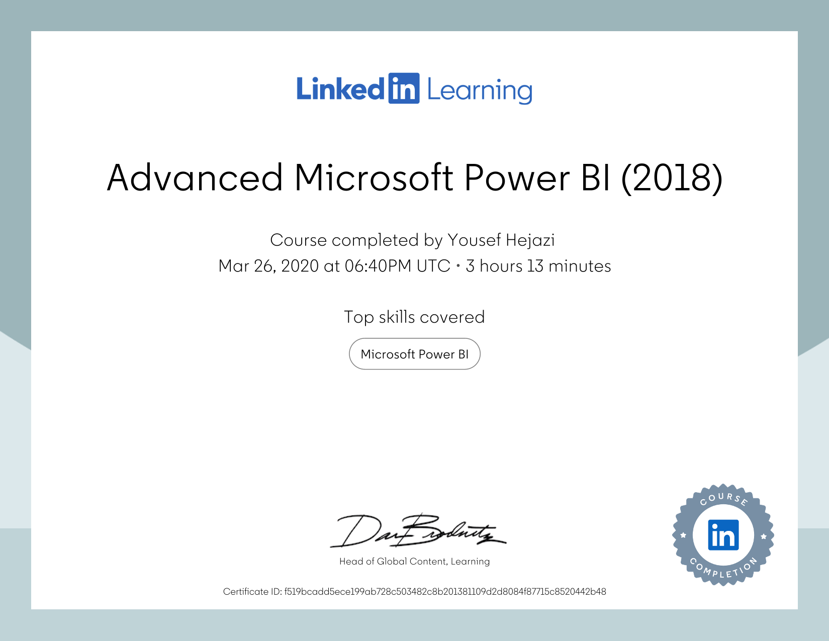 Advanced Microsoft Power BI